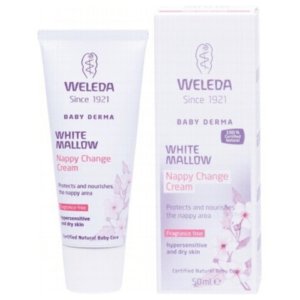 WELEDA White Mallow Baby Nappy Change Cream Baby Derma - Fragrance Free - 50ml