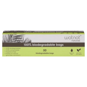 WOTNOT Biodegradable Nappy Bags 100% Compostable - 50