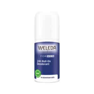 Weleda MEN 24h Roll-On Deodorant is very straightforward: 24h reliable protection, no aluminium salts, no blocking of pores, natural functions are maintained.