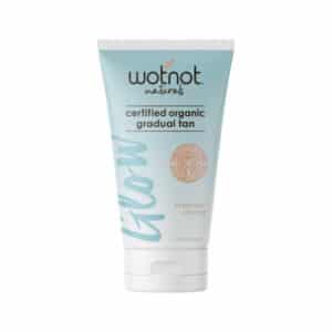Wotnot Certified Organic Gradual Tan Lotion is a velvety soft moisturiser that perfectly combines skin-benefiting organic ingredients to nourish and feed skin while gradually building up or extending a beautiful, golden streak-free tan